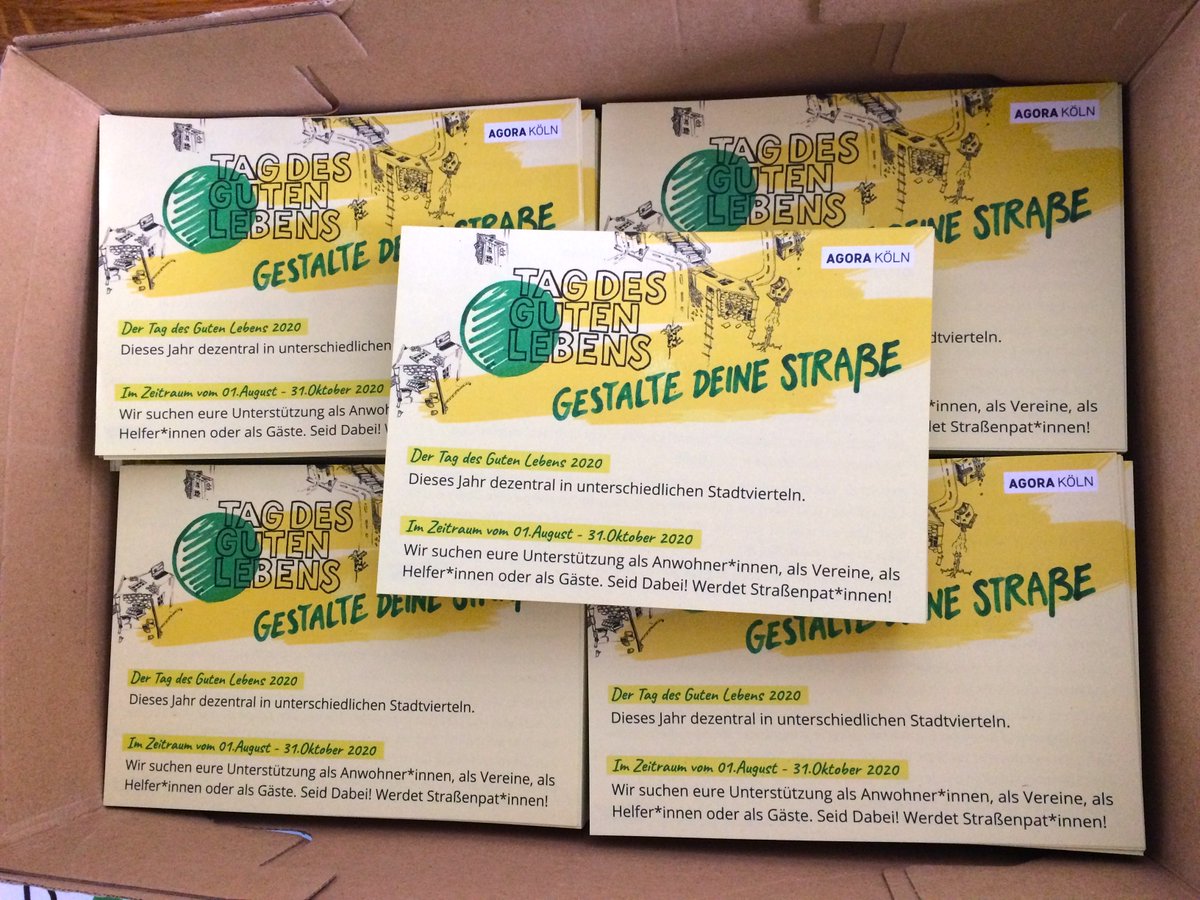 Tag des guten Lebens (@tdgl_koeln) on Twitter photo Ein riesiges Dankeschön an die <a href="/Umweltdrucker/">dieUmweltDruckerei</a>, die uns mit ihrem Sponsoring und vor allem dem umweltfreundlichen #Drucken auf #Recyclingpapier und mit #Ökostrom grandios bei unserer Arbeit unterstützen! Ein riesiges Dankeschön an die <a href="/Umweltdrucker/">dieUmweltDruckerei</a>, die uns mit ihrem Sponsoring und vor allem dem umweltfreundlichen #Drucken auf #Recyclingpapier und mit #Ökostrom grandios bei unserer Arbeit unterstützen!