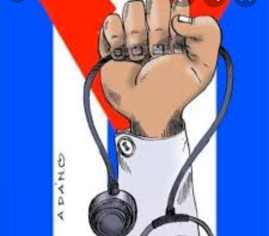 Nuestros #MédicosCubanos  representan en el #Mundo el valor del #SistemaDeSalud  cubano 
#FuerzaCuba 
#CubaSalvaVidas