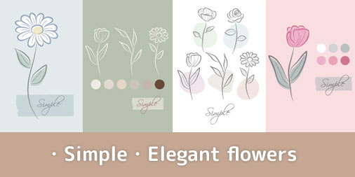 M A えむあんどえー Line絵文字 ラインスタンプ 新しいline着せかえを販売しました Simple Elegant Flowers T Co Xtvw59jhsq くすみカラーのシンプルなお花の 大人可愛い上品な着せかえです Line Line着せかえ 着せかえ 線画