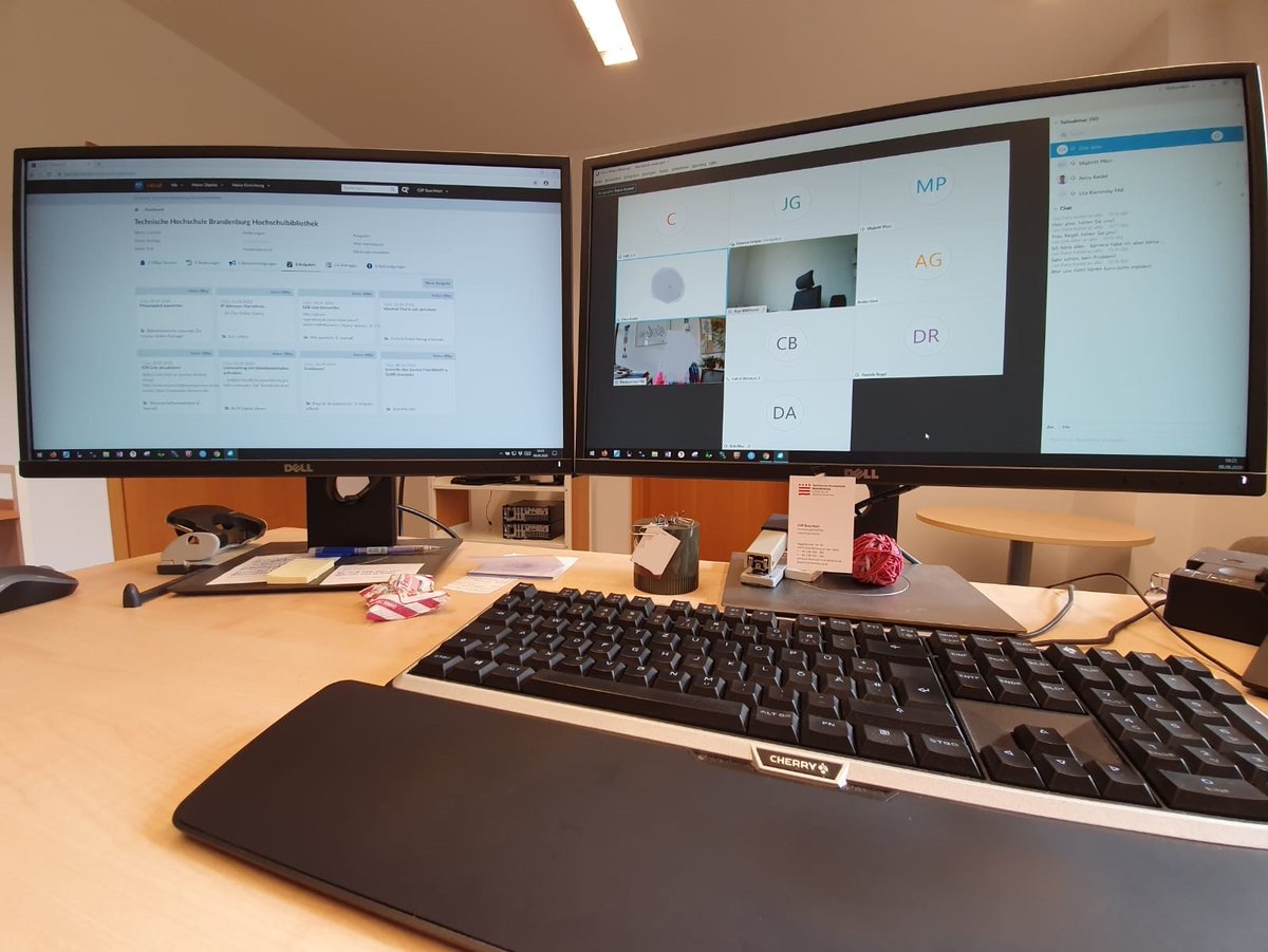 Erfolgreicher Austausch zum #ERMS LAS:er mit den KollegInnen der <a href="/HSBWildau/">Bibliothek TH Wildau</a> als #webmeeting für Interessierte aus dem Friedrich-Althoff-Konsortiums. #laser