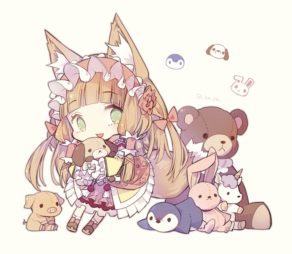 プリコネr リクエストいただいたマホ姫のデフォルメです かわいい子は描いててたのしい 些夜のイラスト