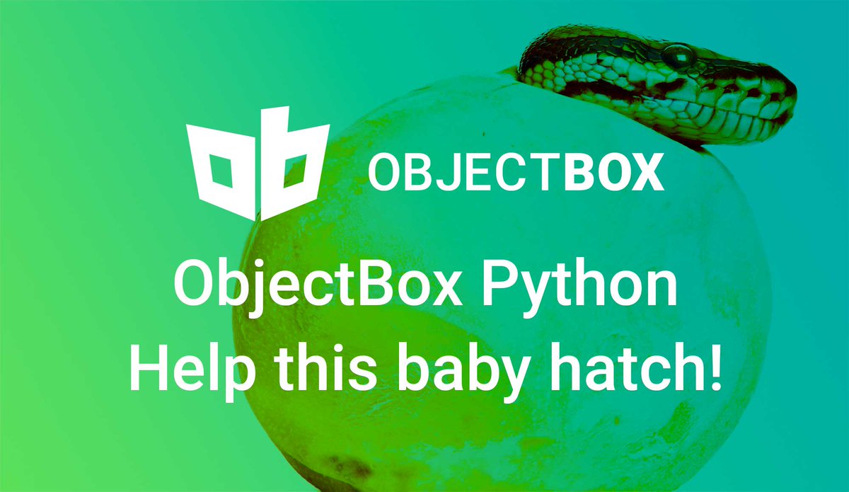 ObjectBox_io's tweet image. Hej #Python #developers 🤩 look at that baby python ObjectBox binding 🐍
- it wants to get out of its egg and grow 😍
- we would appreciate your help 🙏
github.com/objectbox/obje…
#ObjectBox #database