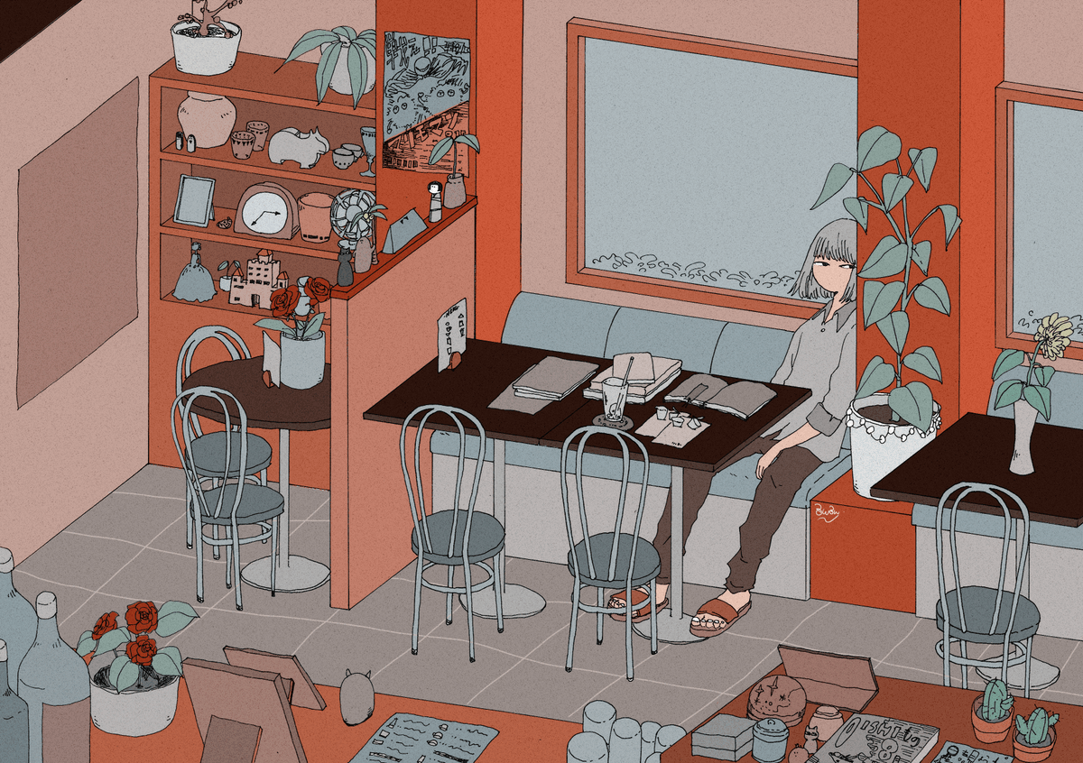 「『待ちぼうけ』 」|るんるん📘お休み中のイラスト