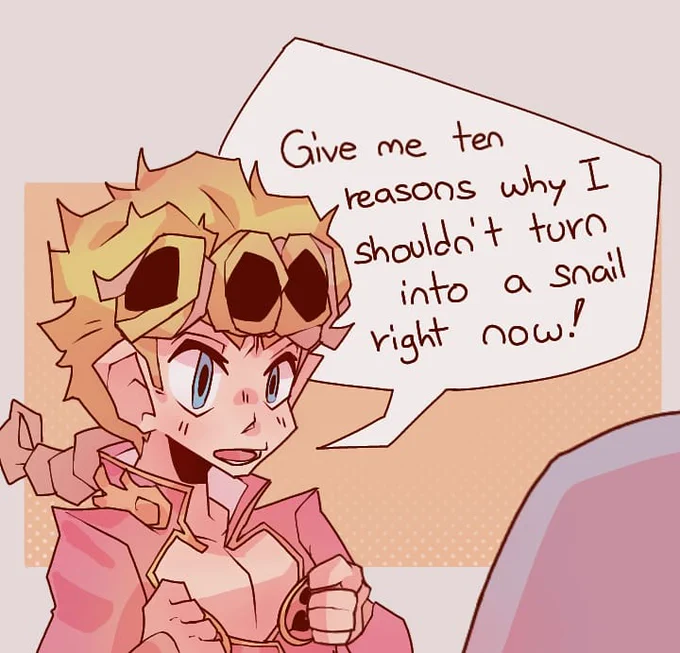 Giorno snailovanna
.
.
.
#giornogiovanna #JoJosBizarreAdventure 