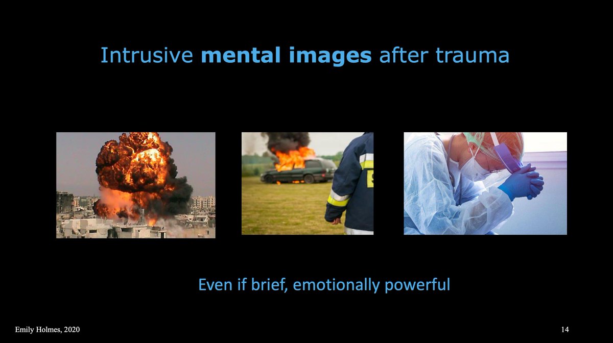  #MentalImagery Emily Holmes speaking at  #IoMHconf2020