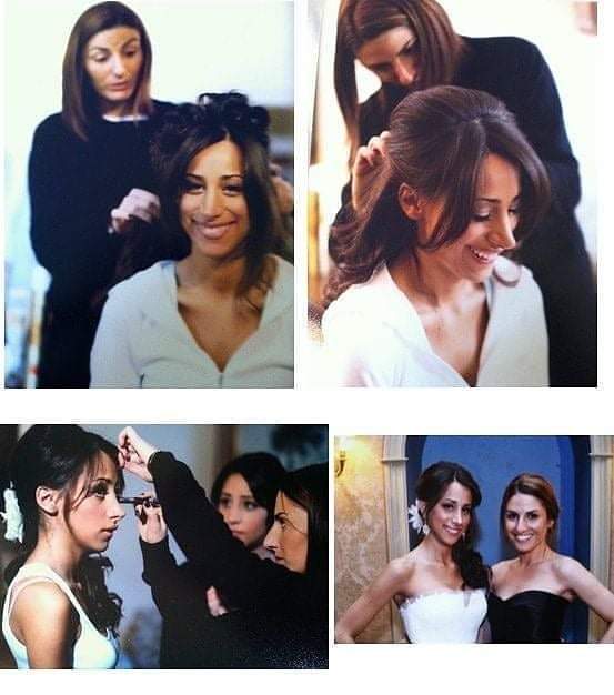 Getting the bride ready