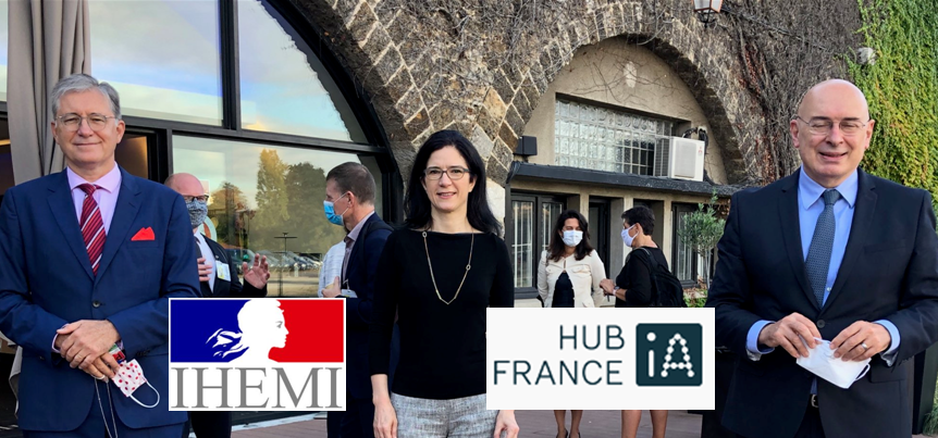 Le nouveau directeur en charge des programmes d'innovation, de la recherche et de la prospective (#DIRP) de l'IHEMI, <a href="/RegisPasserieux/">Regis Passerieux</a>, pilote avec l'appui de <a href="/HubFranceIA/">Hub France IA</a> le 4ème séminaire sur l'#IA et le développement des projets sur le campus d'<a href="/allchemi/">CHEMI devenu IHEMI</a>.
