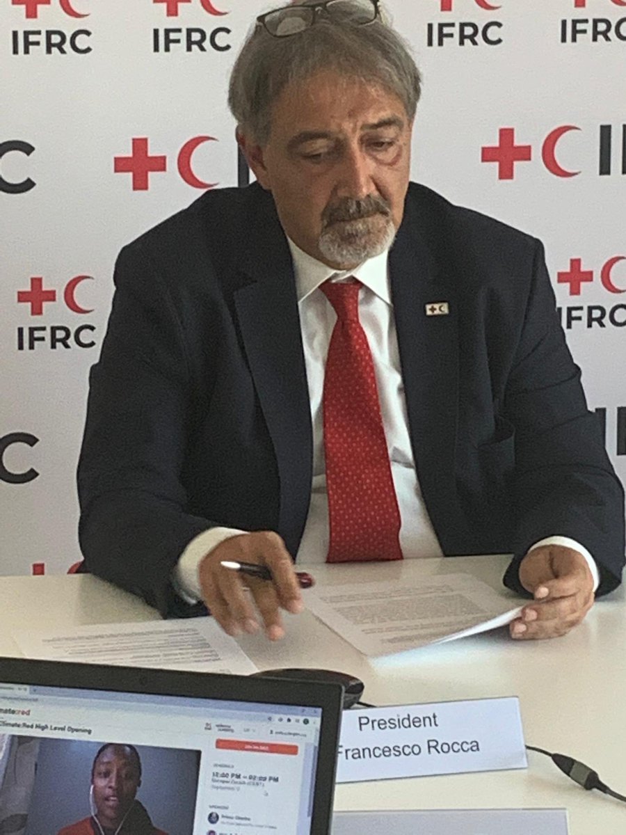Honored to have opened the first ever #RedCross #RedCrescent virtual climate conference - the #ClimateRed summit! +7000 participants from +180 countries. We have contributed to save the equivalent of 10 millions kg of CO2 emissions and it keeps us safe in times of #COVID19