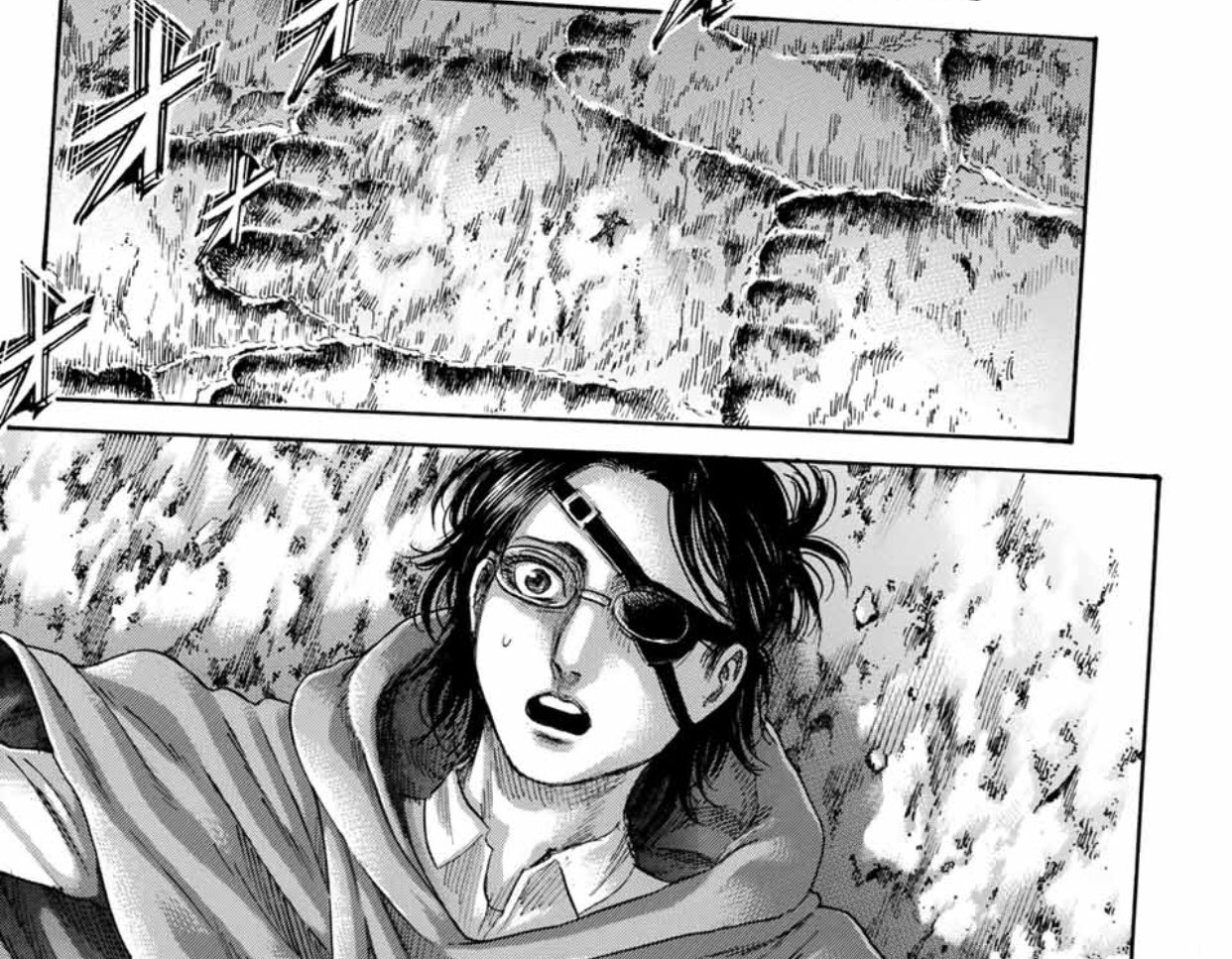 進撃attack Pe Twitter 一瞬ハンジさん奇跡的に生き延びたんじゃないかと期待してしまった 進撃の巨人132話 T Co F090aknuh3 Twitter