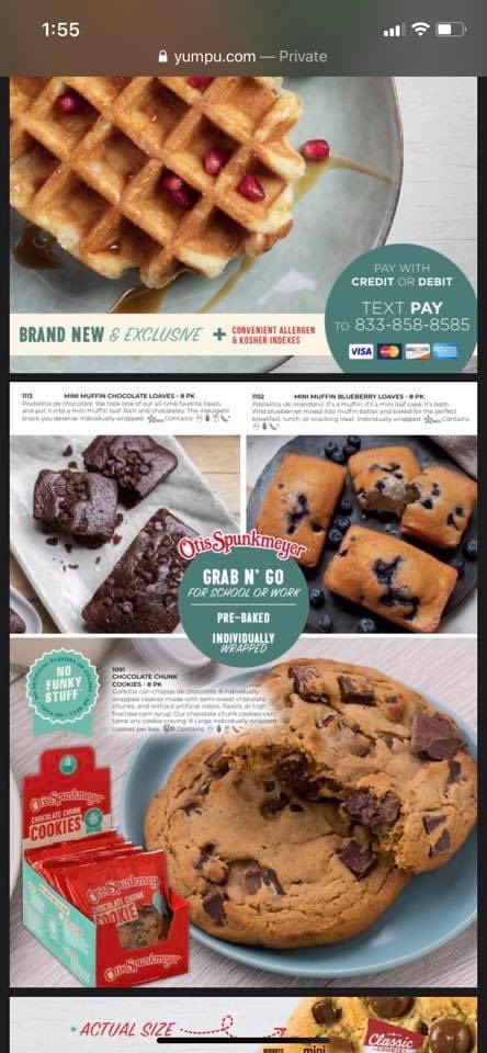 ‼️Only 4 days left of our Cookie Dough/Fall Fundraiser‼️
Please register your student and share with at least 3 people.
ShopFund.com

😋Here’s a look at some of the yummy food items available😋