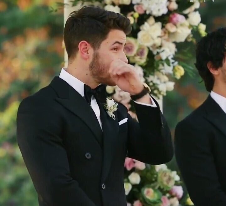 When the groom sets eyes on the bride. If ur man doesn't cry run 4 ur life.