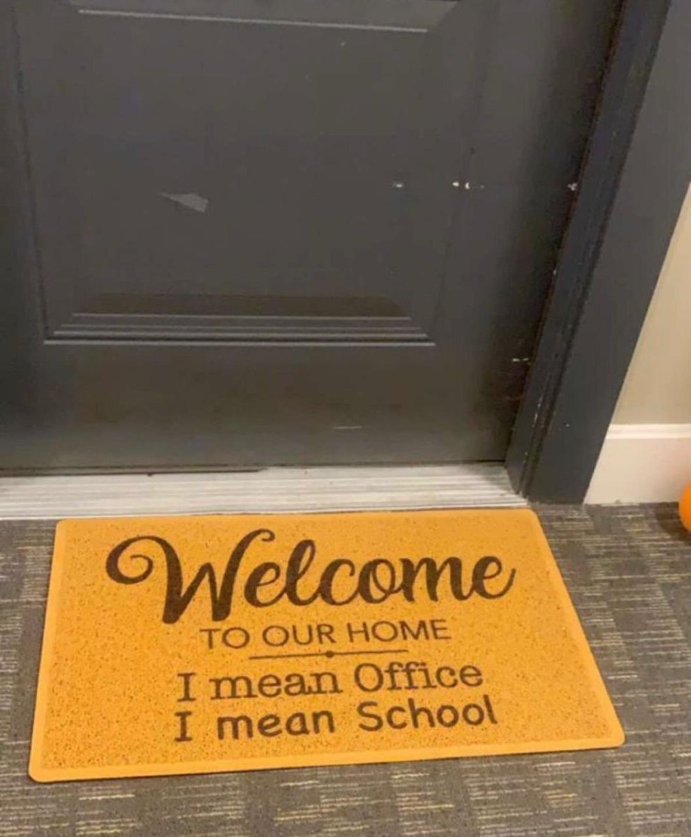 mrithejester's tweet photo. The year 2020 in a doormat... https://t.co/Nqq6CMSckP