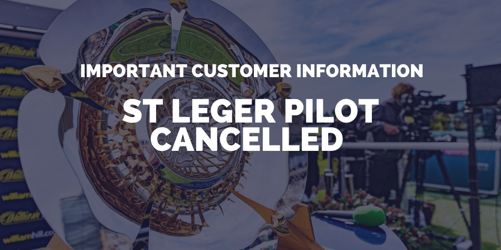 Important statement regarding the cancellation of St Leger Pilot Event. 

A full customer Q&amp;A will follow shortly. All customers will receive a full refund and we will be contacting everyone very soon.

doncaster-racecourse.co.uk/news/racing/st…