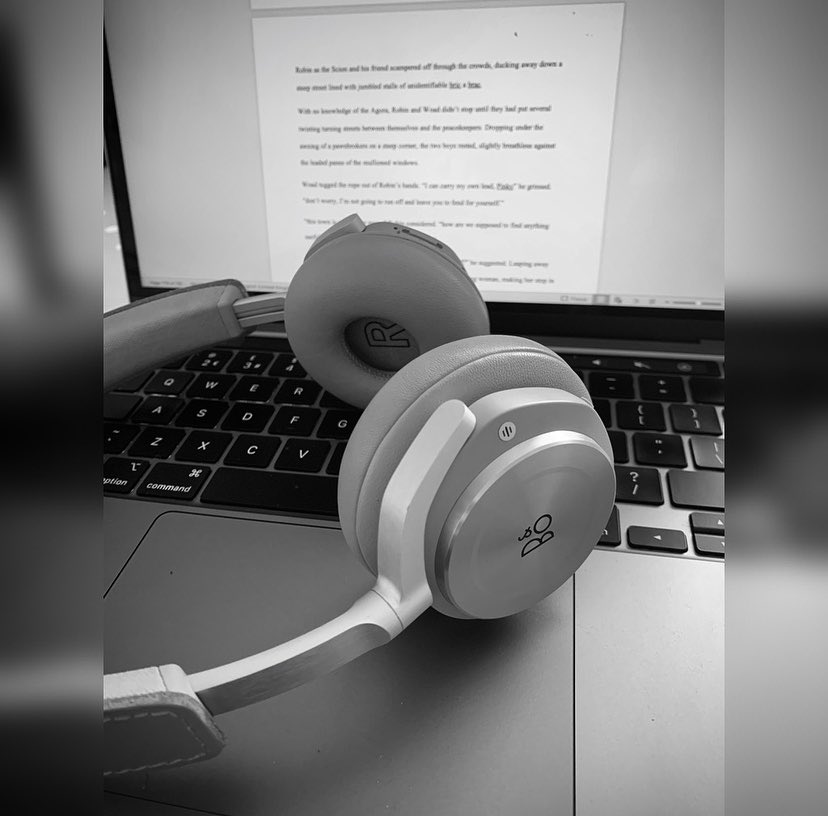 jamesfahyauthor's tweet photo. #WritingCommunity what’s a (non-obvious) bit of essential writing kit for you? (The church at the end of my garden is being sandblasted at the moment, so for the next few weeks, noise-cancelling headphones is one of mine). #amwriting #blessedsilence #writers https://t.co/dvL76yfo2F