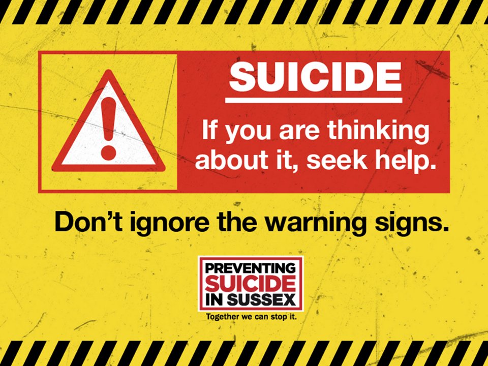 Today, is #WorldSuicidePreventionDay If you're struggling, please remember - you deserve to be here, you are loved, please talk. Please. And to everyone who has lost someone to suicide, you are in my thoughts.
preventingsuicideinsussex.org