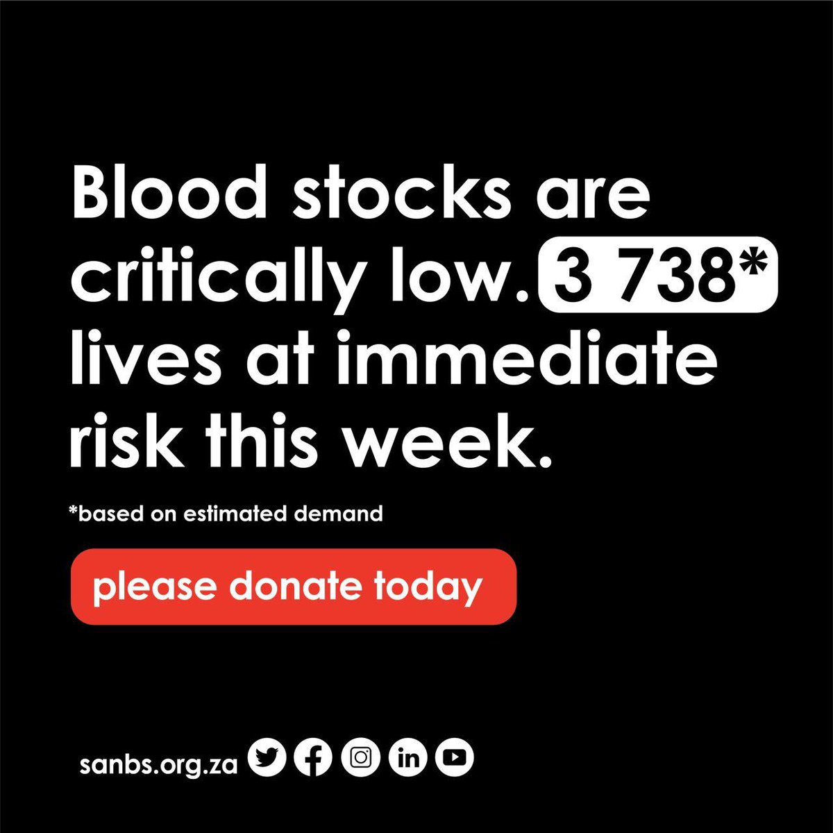 RediTlhabi's tweet image. I received this from a top haematologist in Jhb. He asked me to share.