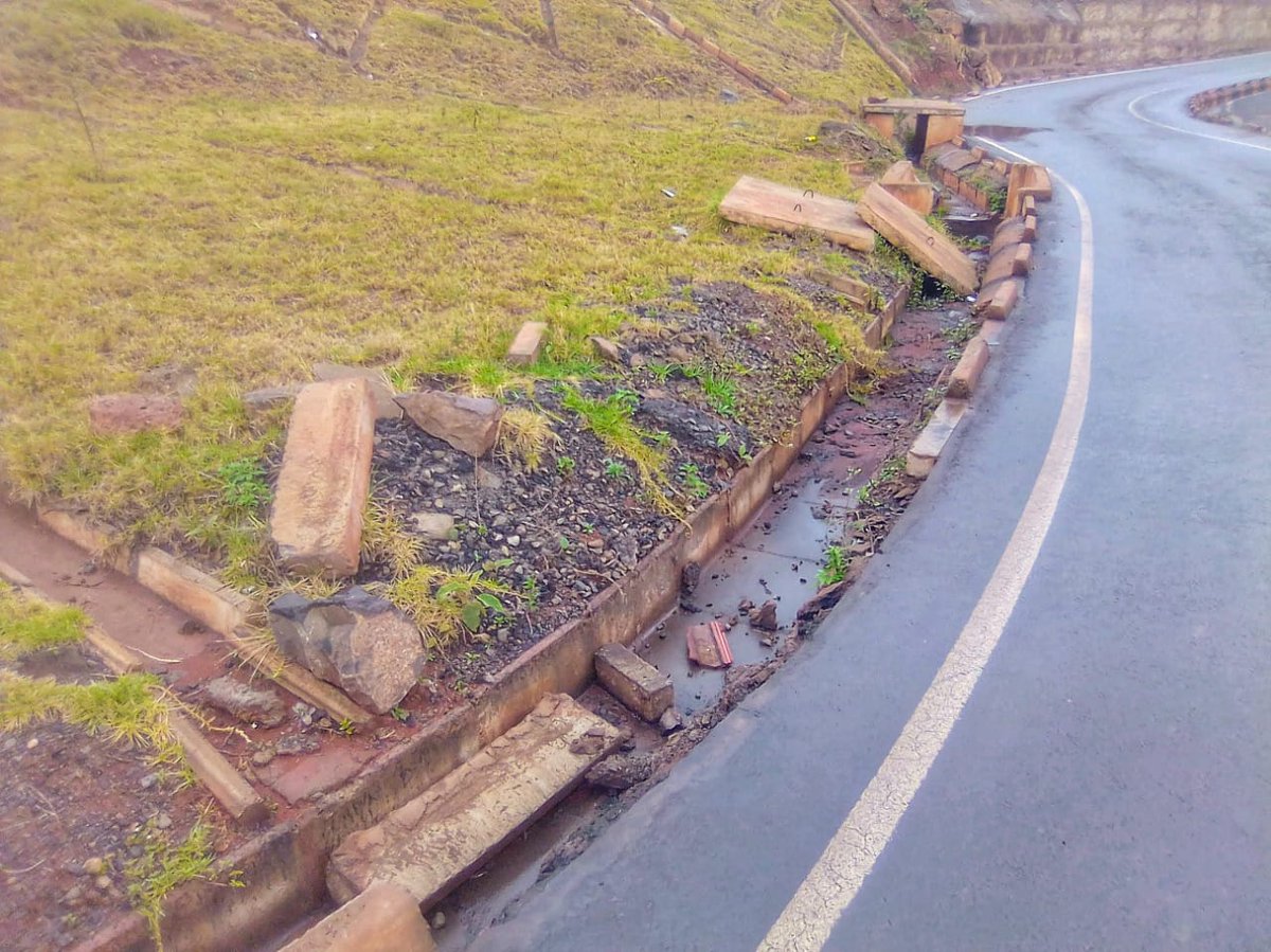 Most of the cattle dip tanks I've seen are better constructed than this drainage.