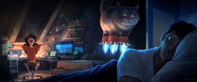 Making Of Big Hero 6 Concept Art by Armand Seranno - Watch his exclusive Master Class on IAMAG Master Classes :  https://t.co/RyXKCFagLy 