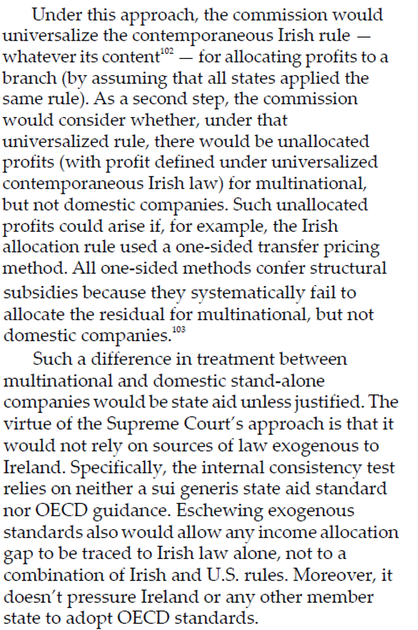 5/ Option 2. Pursue Structural SubsidiesUse the US Supreme Court's internal consistency test to identify structural structural subsidies (i.e., failures to tax cross-border, but not domestic, income).Full treatment: Mason, Identifying Illegal Subsidies,  https://papers.ssrn.com/sol3/papers.cfm?abstract_id=3191417