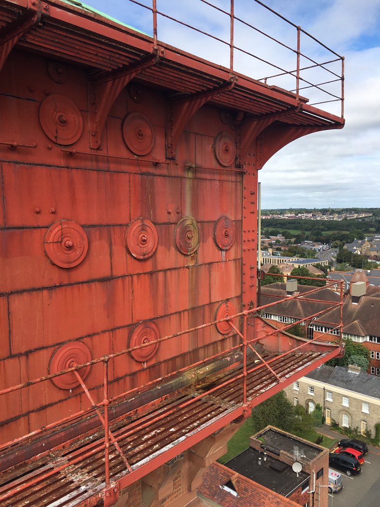 Great to make it up Jumbo Water Tower in Colchester to see vital survey work underway #AHFsupported <a href="/ColchesterBPT/">The Jumbo Project - North Essex Heritage</a> <a href="/HE_EoE/">HE East of England</a> <a href="/ArchHFund/">The Architectural Heritage Fund</a>
