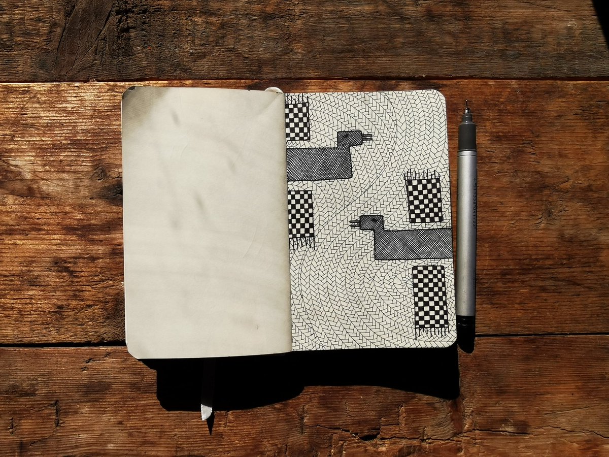 foxlarssonart's tweet image. I like those two. And the flow of the braid pattern.
#blackink #birdart #braidpattern