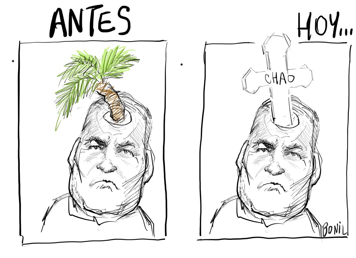 bonilcaricatura's tweet photo. POR MOTIVO DE VIAJE...
(Me mandaron a...)
Cambio palmera obsoleta por injerto más actual.
(Solo efectivo) https://t.co/QJsmH3h7zE