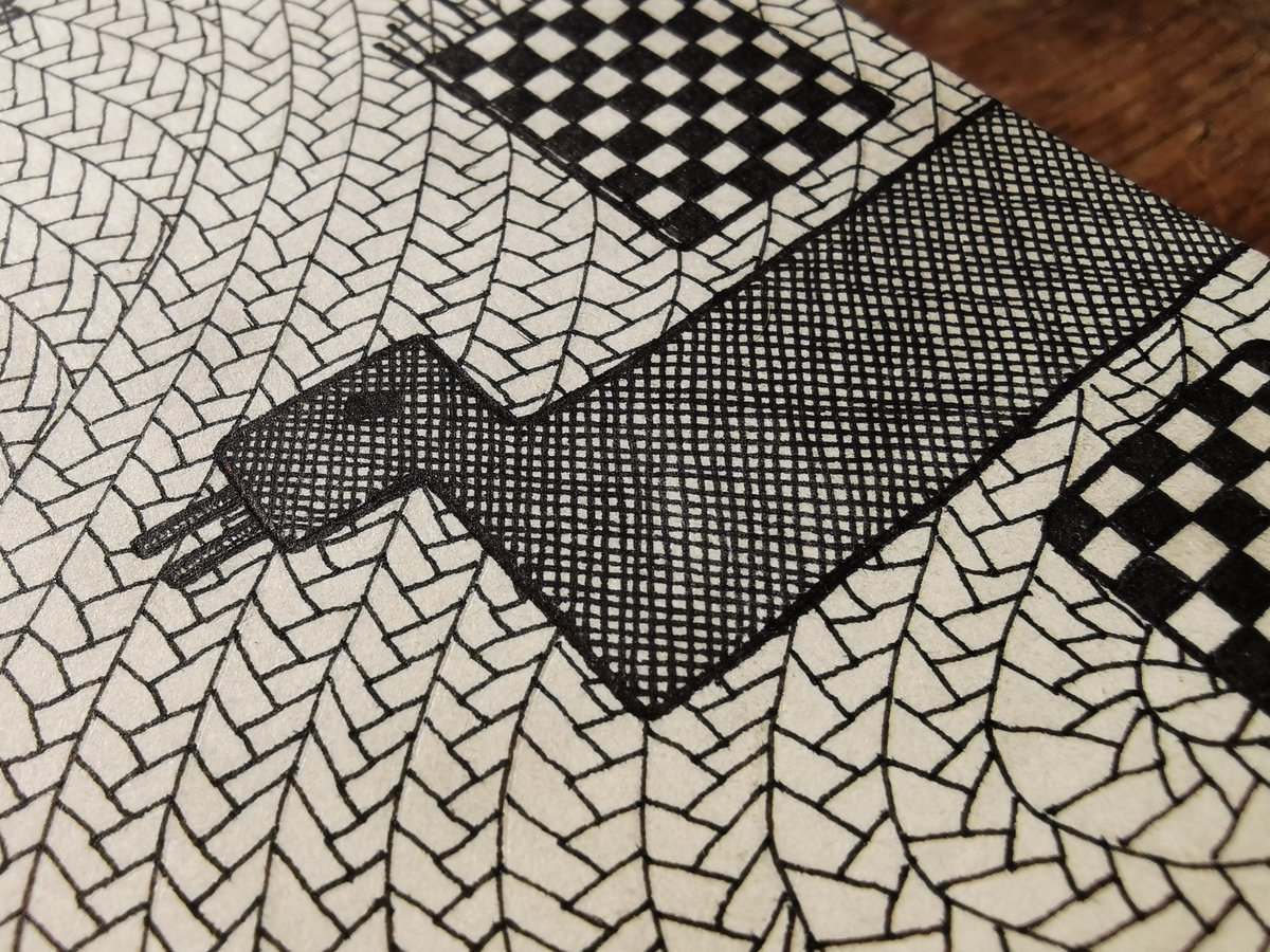 foxlarssonart's tweet image. I like those two. And the flow of the braid pattern.
#blackink #birdart #braidpattern