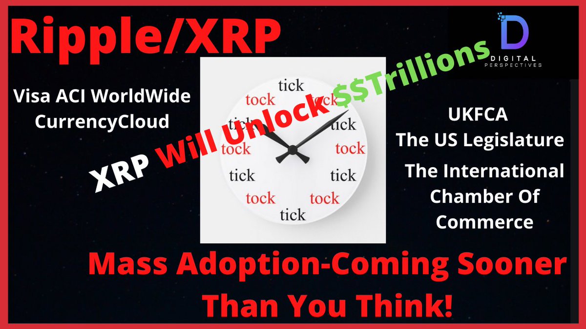 Ripple/XRP-Tick Tock Goes The Clock,Mass Adoption For Crypto Is Coming Sooner Than You Think

youtu.be/LXs6JAbZNgI

#XRP #BTC #ETH #BCH #LTC #xrpthestandard #ripple #ripplenews #DigitalPerspectives #Crypto #CryptonairesDocumentary
