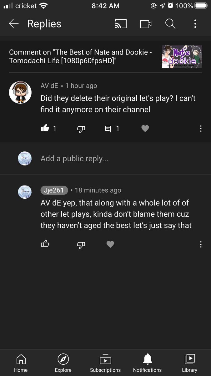 Found out by a comment on my Tomodachi Life compilation when I woke up