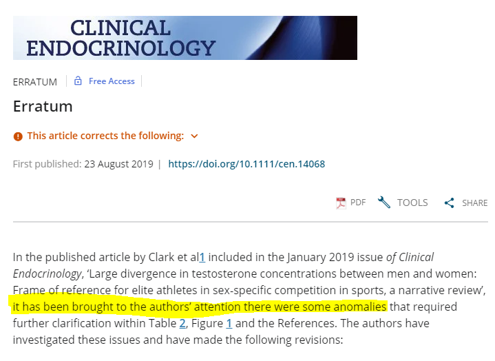 In this case, scientific norms were followed & the journal (Clinical Endocrinology) required an Erratum be published https://onlinelibrary.wiley.com/doi/10.1111/cen.14068