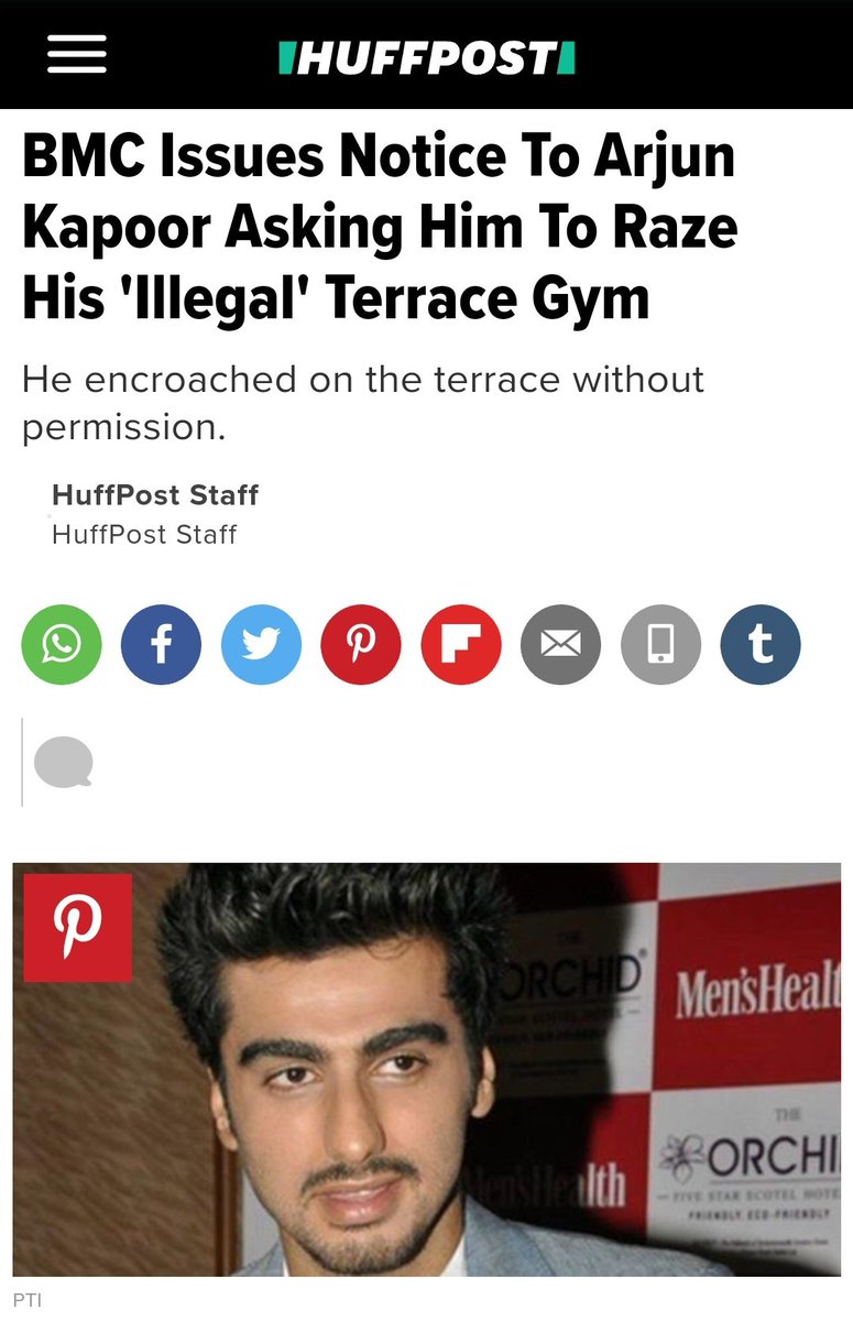 Amit2707's tweet photo. 4. Anushka Sharma
5. Arjun Kapoor
6. Rani Mukherjee
If u want I can give u more names as I'm a helpful citizen
It's been 4 yrs so I hope u will demolish these illegal constructions till yesterday as u demolished #KanganaRanaut office in 24 hrs even before the notice period. https://t.co/SQ1sy80sEj