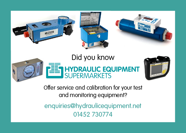 We can arrange the service and calibration schedule for your test and monitoring equipment!
Simply contact us, let us know what equipment you have, when it is due calibration and we'll arrange sort it!
Call 01452 730774 or email enquiries@hydraulicequipment.net to arrange today!