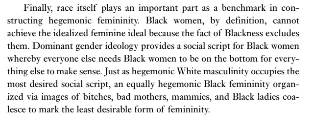 On the analyses of how class and race excludes black working-class women and single mothers, I'm just going to share screenshots from the text because there's a lot of nuances that this thread simply cannot encapsulate.