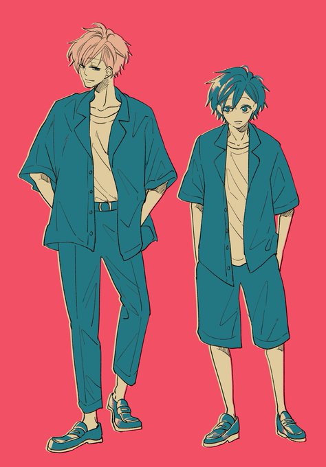 双子コーデのtwitterイラスト検索結果 古い順