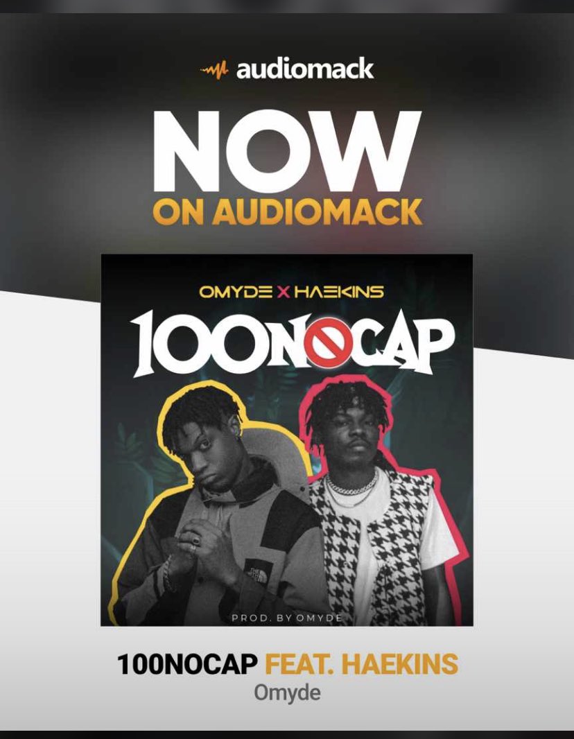 Mc_Rozay_'s tweet photo. Update your playlist
New @omyde04 X @Officialhaekins
https://t.co/mZ1e77LU98
#100NoCap out now on all platforms
🔥🔥🔥🔥🔥 https://t.co/T0fgeyyPoY https://t.co/rGXmhCwXCu