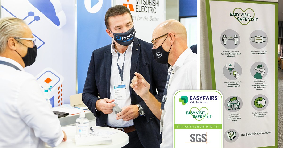 This morning our first LIVE event since the corona outbreak opened its doors! The health and safety protocols have been successfully audited by @SGS. Making sure it’s the safest place to meet and do business! A big thank you to all exhibitors and visitors! @aaamesse #easyfairs