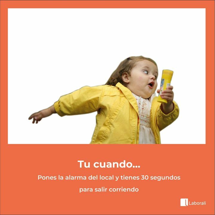 Cuando pones la alarma del local y tienes 30s para salir corriendo  🏃🏃‍♀️