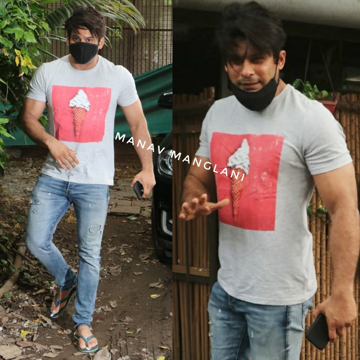 Cool in casuals #SidharthShukla snapped round and about in Mumbai today 
#instalove #BigBoss #wednesday #paparazzi #pictureperfect #ManavManglani