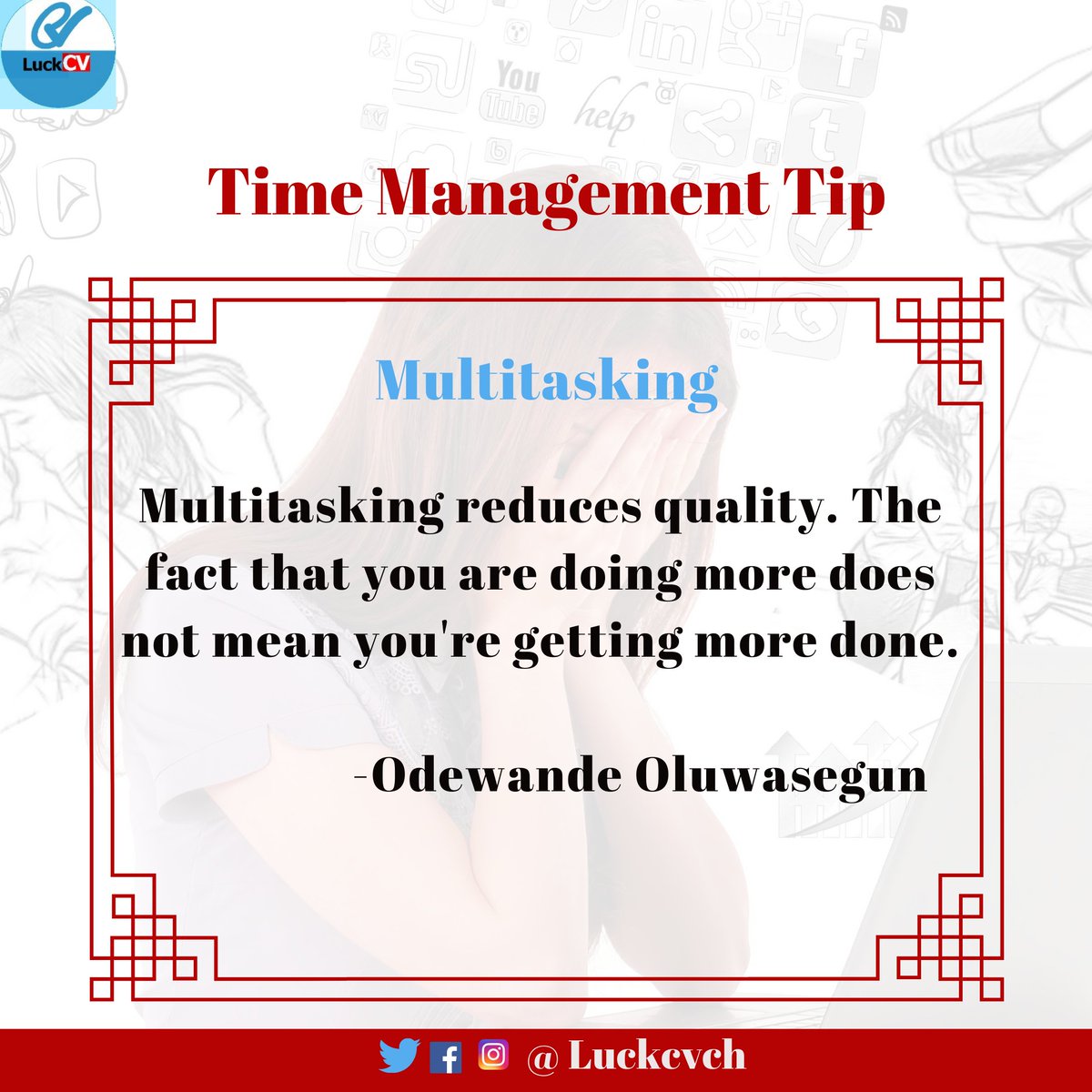 LuckCVCH's tweet photo. #ProfessionalTip
#LuckCvch https://t.co/sH2ocUBELR