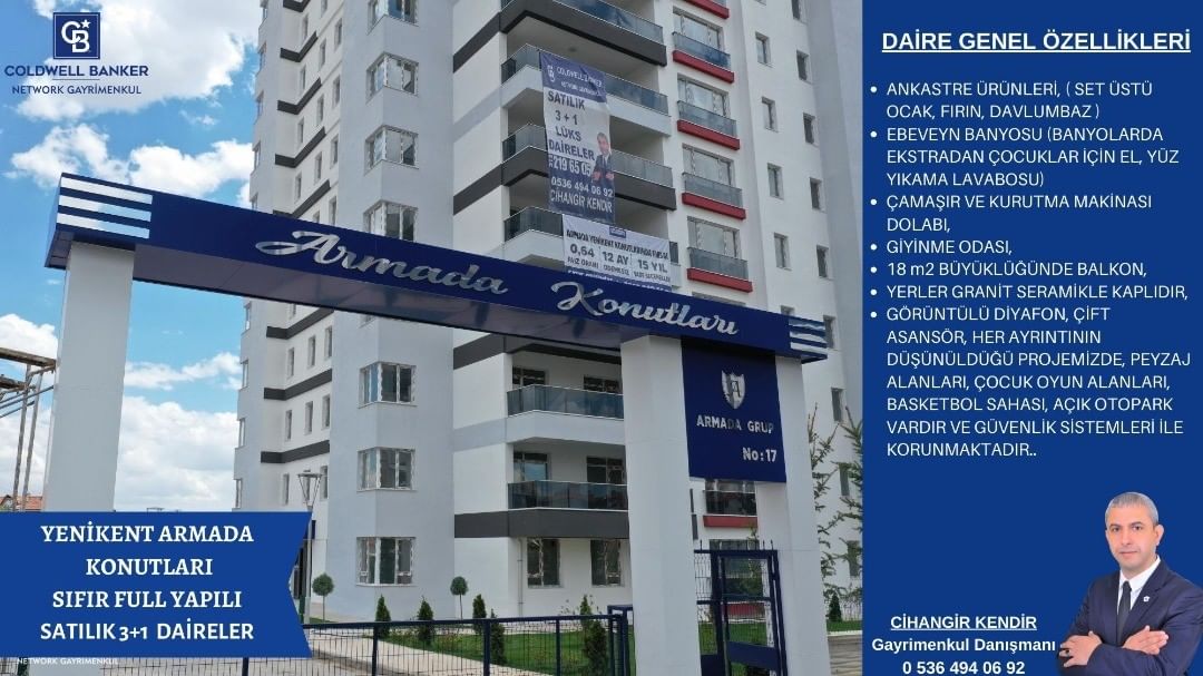 cbnetwork_'s tweet image. YENİKENT ARMADA KONUTLARI SIFIR FULL YAPILI SATILIK 3+1 DAİRELER 🏡

#ankara #çankaya #yenikent #armadagroup #gayrimenkul #gayrimenkuldanışmanı #yatırım #gayrimenkulyatırımı #emlak #realestate #coldwellbanker #network #lükskonut #konut #ticari #alsatkirala