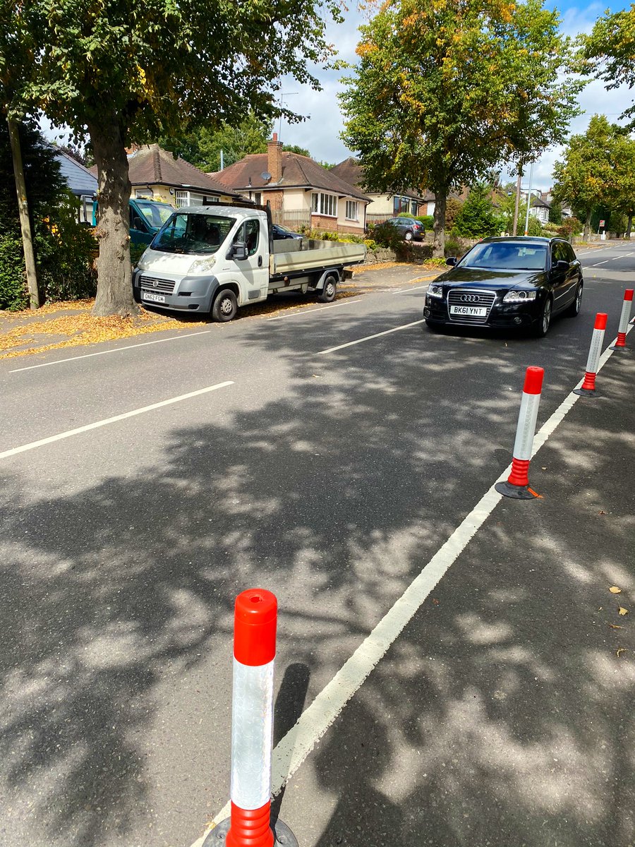 We’re south of Watersmeet now. No service road here but only a few dropped kerbs as the road continues to swoop down towards the Rugby Club and the Nene floodplain. Speed camera with Truvelo markings in both directions tells a story - but this is Northants, so it’s switched off.