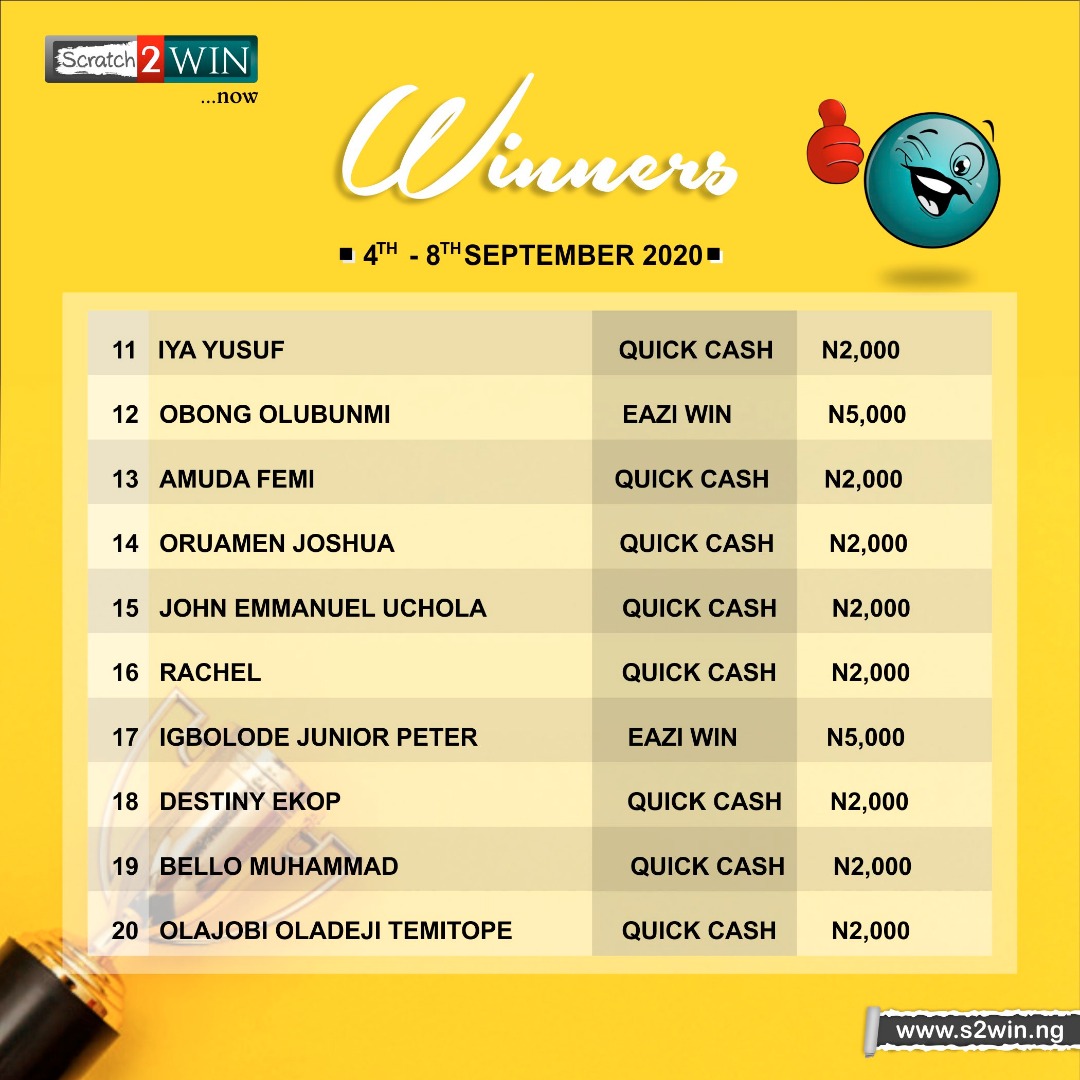 Scratch2W's tweet photo. Register now on https://t.co/FqPMQxq0dB to join the winning team.
#Scratch2win #winningteam🏆  #WINNER  
RT

#WednesdayThoughts #COVID19
#StarGirlErica https://t.co/ZSDRZC2EH9