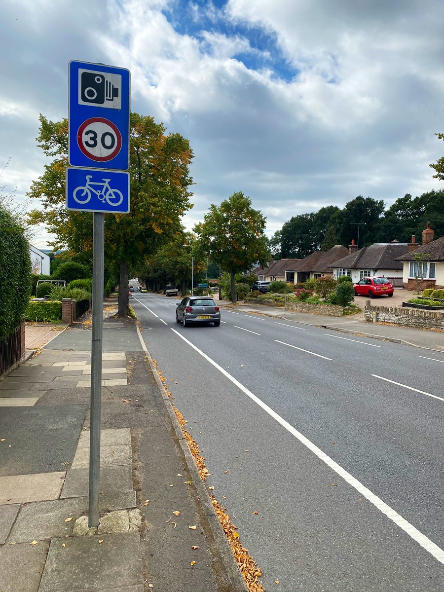 We’re south of Watersmeet now. No service road here but only a few dropped kerbs as the road continues to swoop down towards the Rugby Club and the Nene floodplain. Speed camera with Truvelo markings in both directions tells a story - but this is Northants, so it’s switched off.