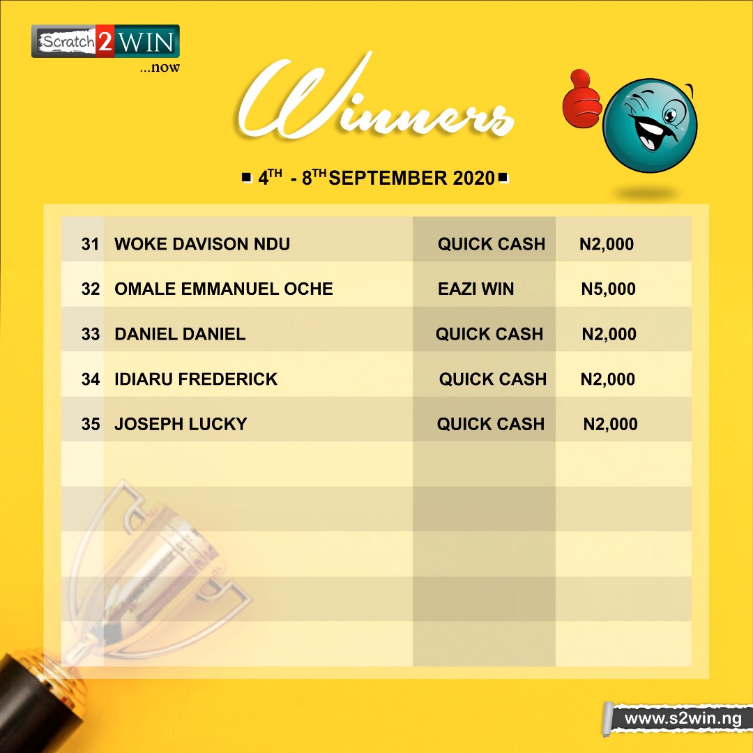 Scratch2W's tweet photo. Register now on https://t.co/FqPMQxq0dB to join the winning team.
#Scratch2win #winningteam🏆  #WINNER  
RT

#WednesdayThoughts #COVID19
#StarGirlErica https://t.co/ZSDRZC2EH9