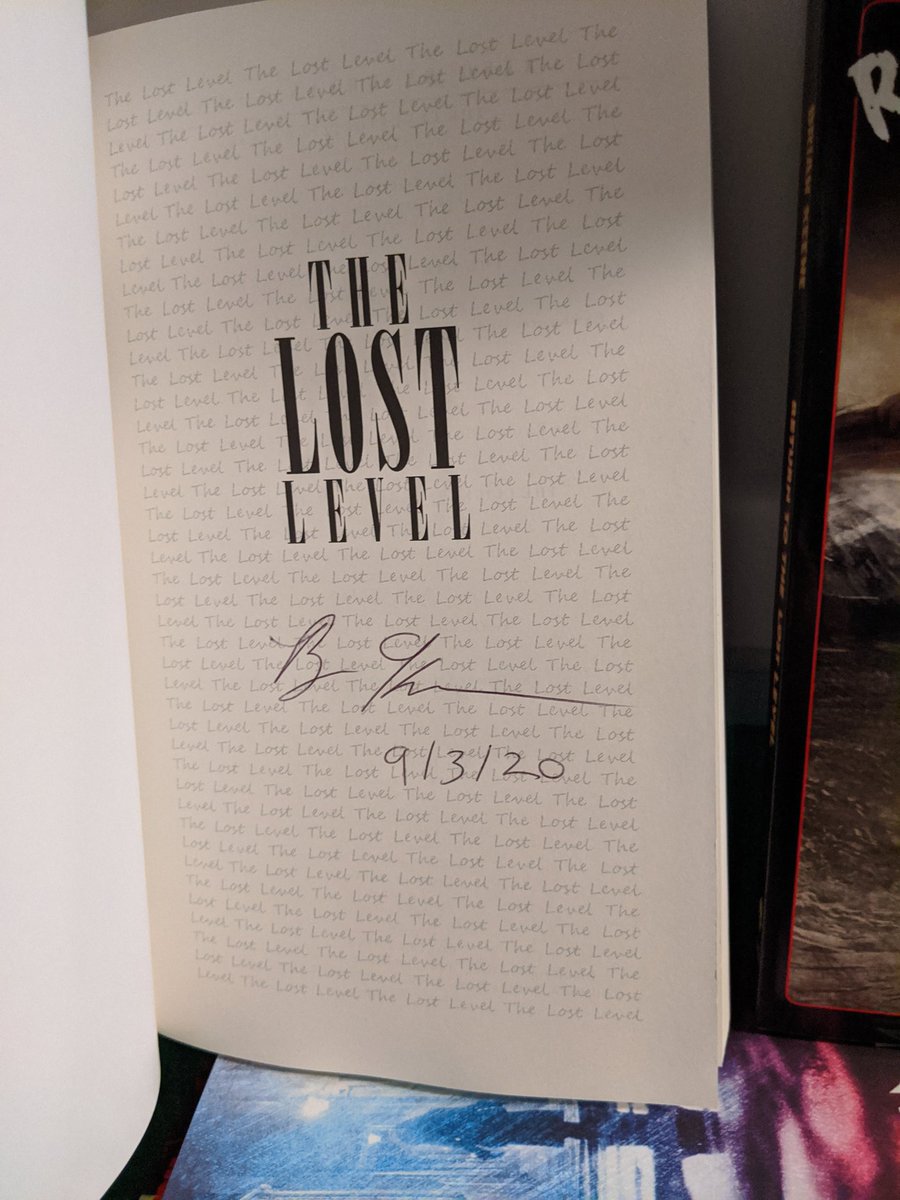 MakeMeReadPod's tweet image. #GIVEAWAY TIME!!!
I'm giving away both SIGNED copies of @BrianKeene THE LOST LEVEL series to one lucky winner. To win you must do the following:
1. Follow me on Twitter AND
2. Retweet this post. 
That's it!
Winner will be announced 9/13/20.
*Winner must reside in the US. Sorry😢