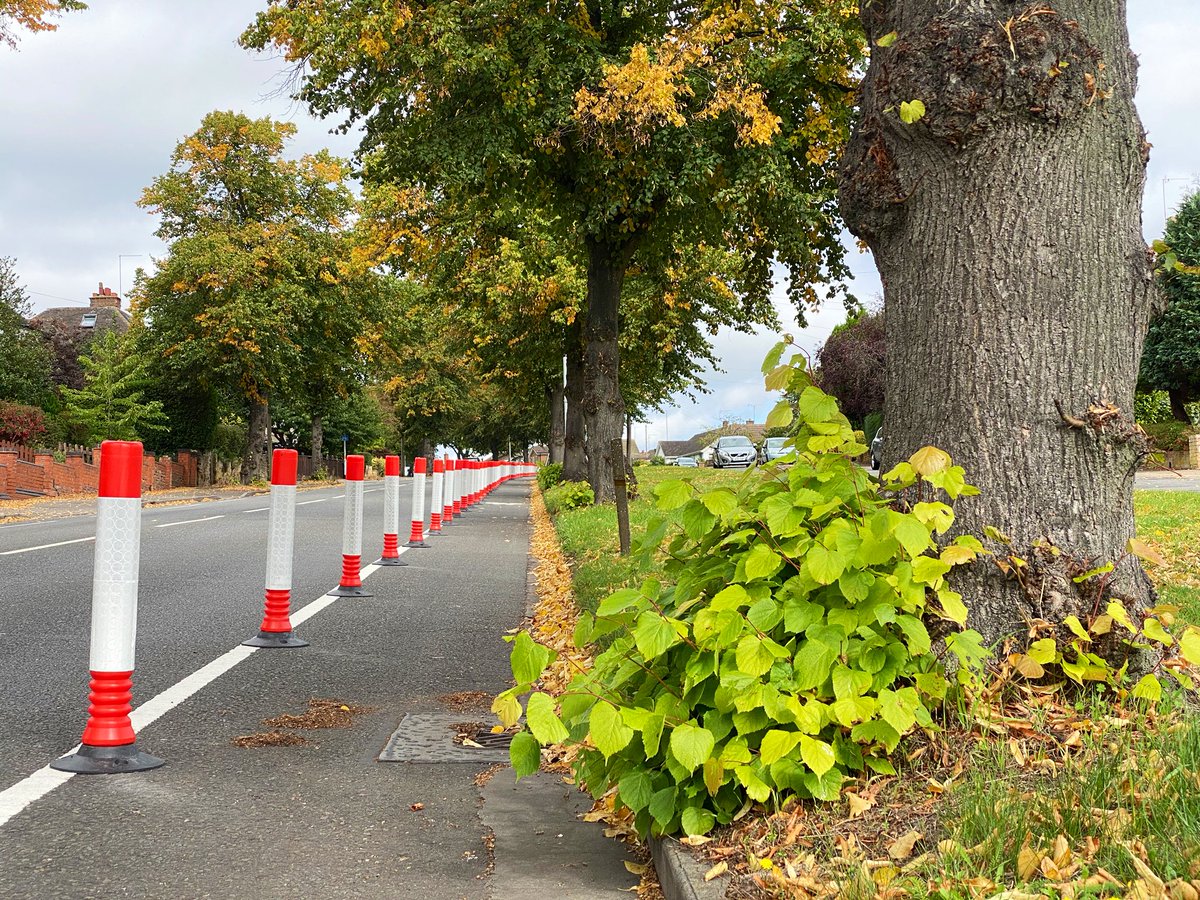 In the case of Rushmere Road, solution could be wider, kerb separated bike lanes both ways, a 20mph & 3.5t weight limit for the narrowed road, with camera turned back on. Or we could fell some trees and do it properly! What we have, is the wrong scheme in the wrong place. Again.