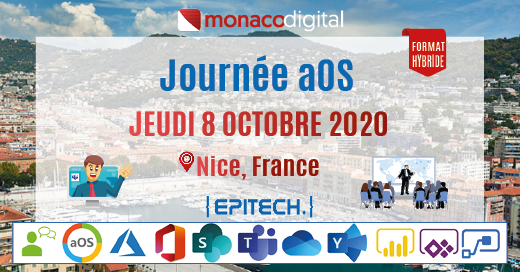 Rendez-vous jeudi 8/10 pour un #aOShybrid ! Toutes les évolutions #Microsoft365 📍 Sur place à Epitech Nice pour rencontrer la Communauté 💻 En ligne, en direct sur Teams Choisissez le format qui vous convient le mieux ! Plus d'infos et inscriptions : eventbrite.fr/e/billets-aos-…