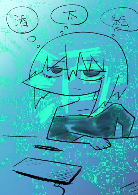 #ごみあーと
今回のテーマはヴァーチャルっぽい感じ 