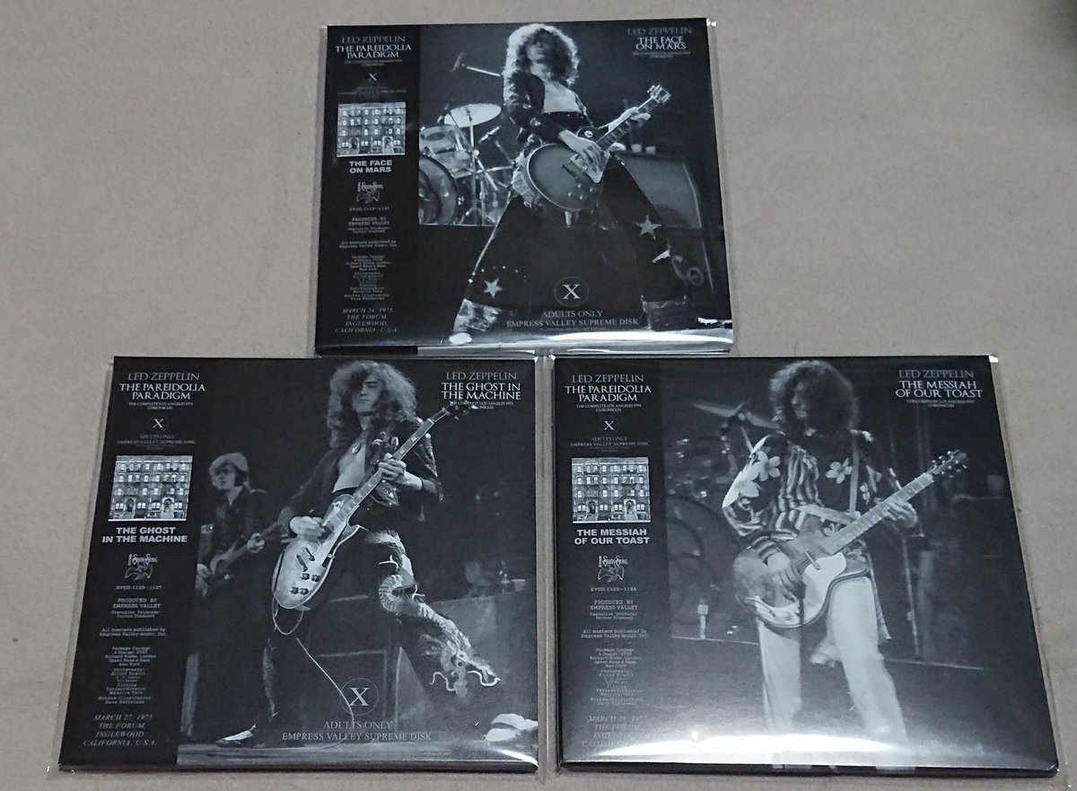 Led Zeppelin『THE PAREIDOLIA PARADIGM』(1975/3/24,25,27 LosAngeles