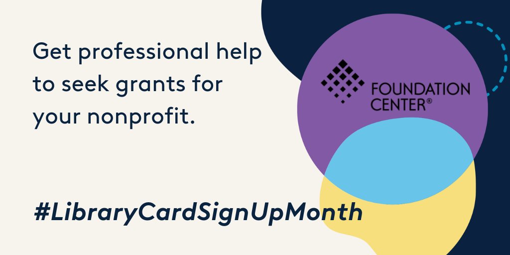 Grant-seeking made simple. Get the help from the experts, at zero charge.  https://cinlib.org/3bGBWfX  #LibraryCardSignUpMonth